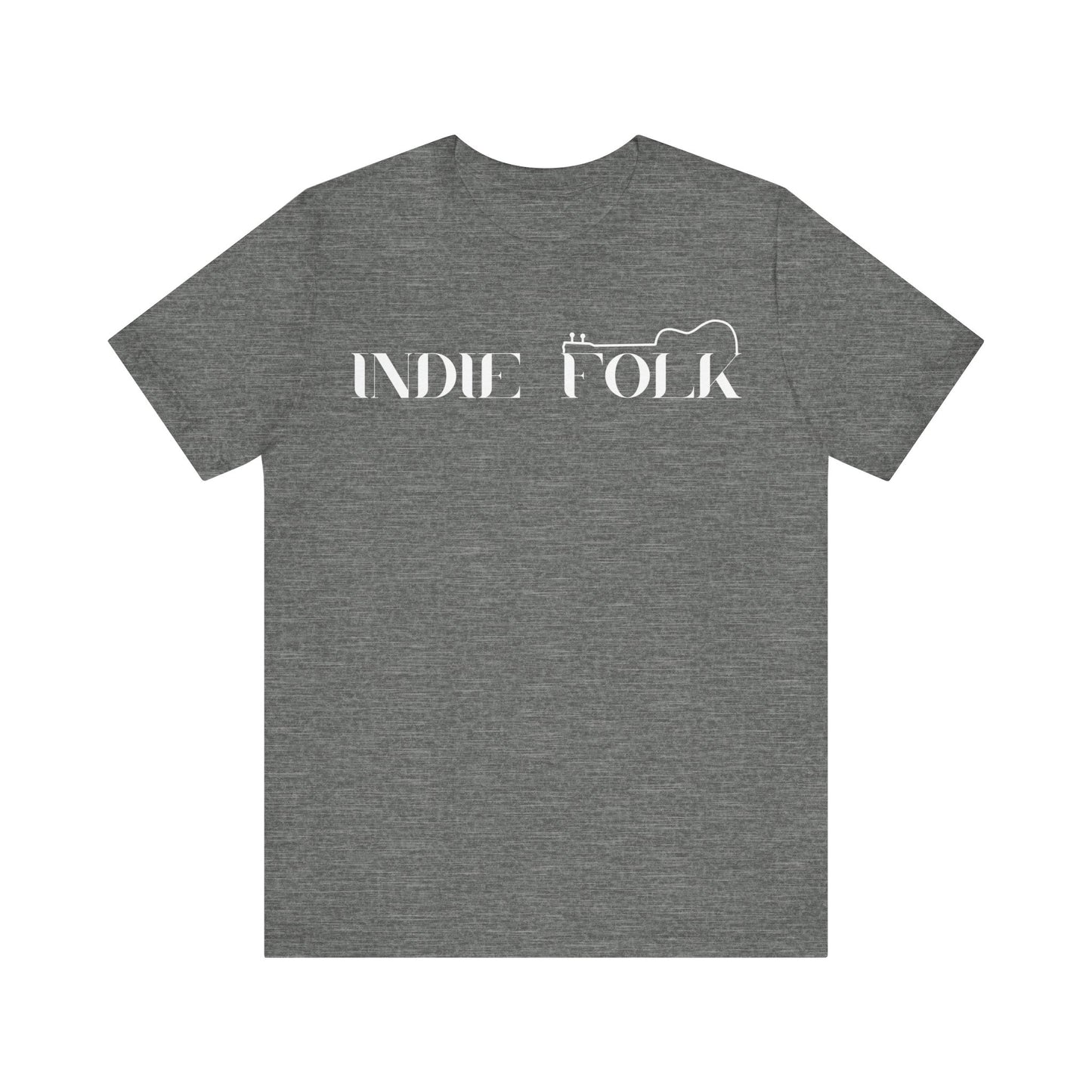 Indie Folk Bass Silhouette Unisex Tee (Express Delivery Available)