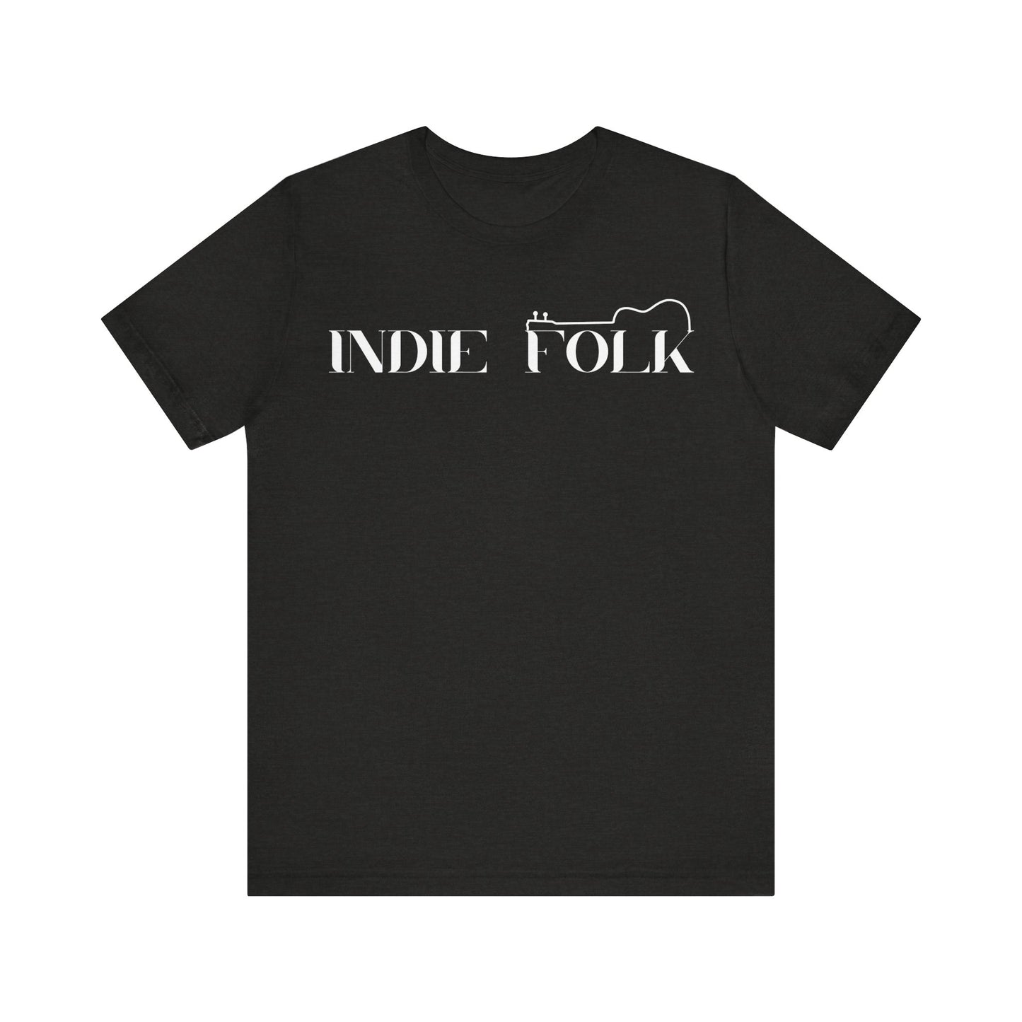Indie Folk Bass Silhouette Unisex Tee (Express Delivery Available)