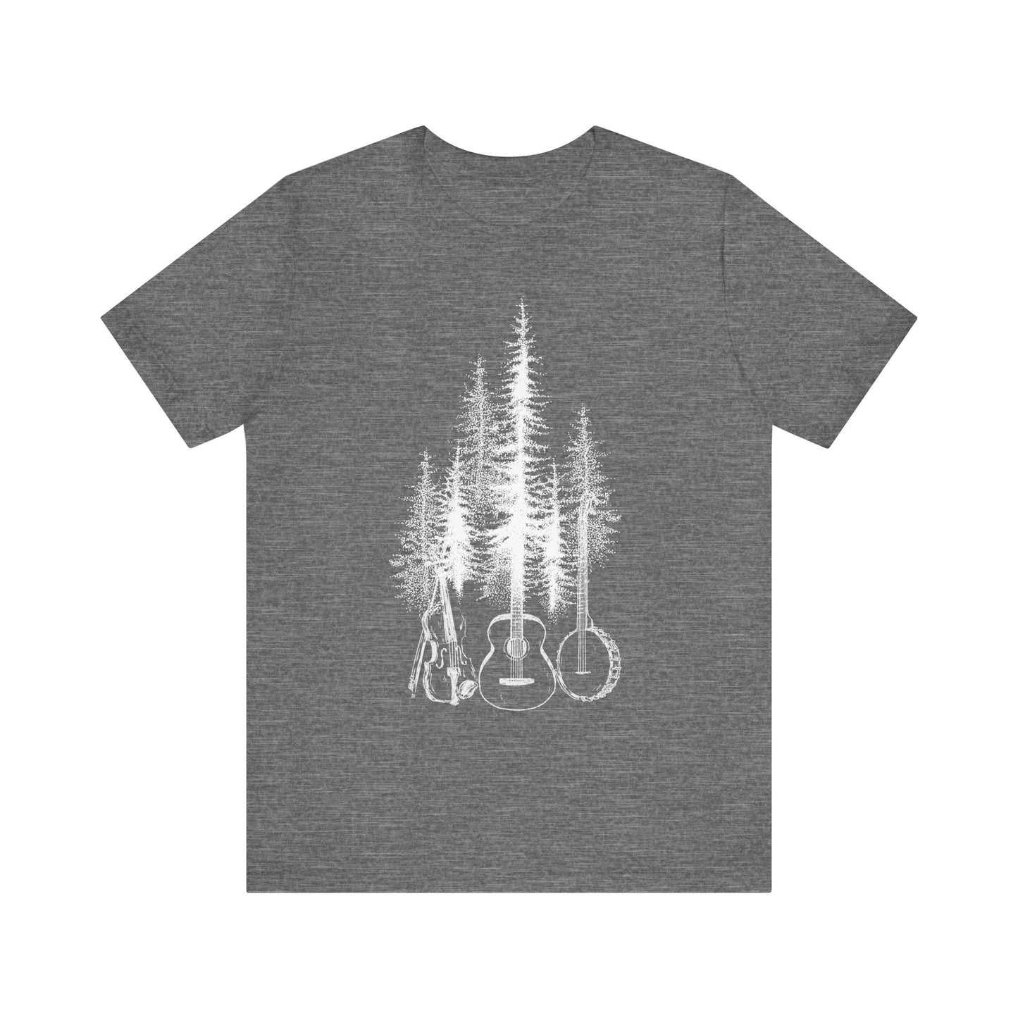 3 Instrument Tree Trunks Unisex Tee (Express Delivery Available)