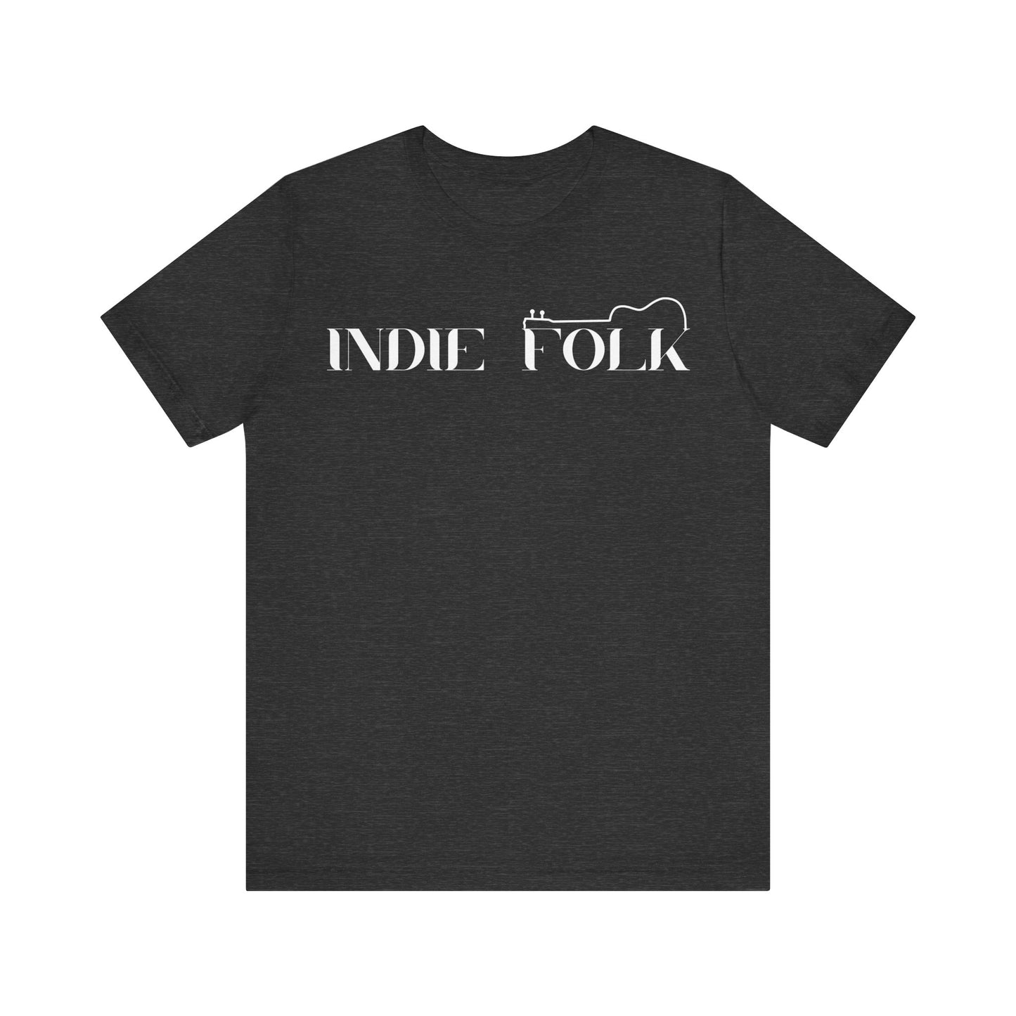 Indie Folk Bass Silhouette Unisex Tee (Express Delivery Available)