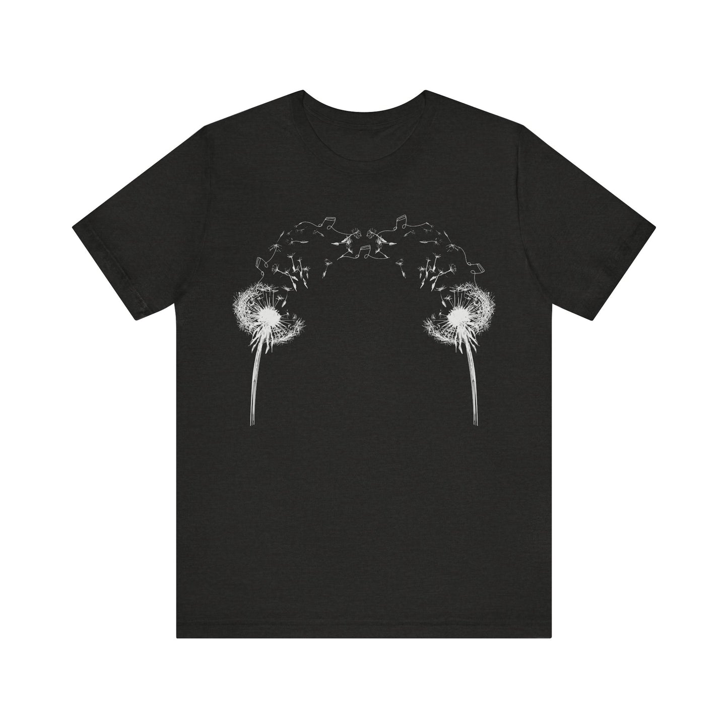 Dandelions Music Notes Unisex Tee (Express Delivery Available)