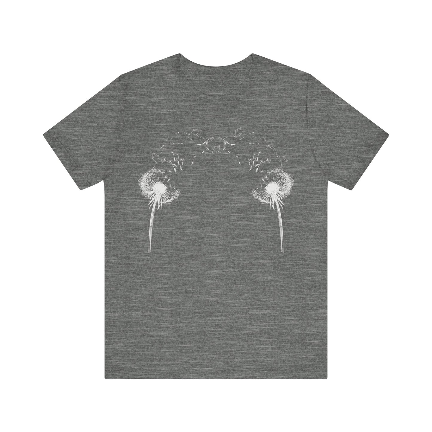 Dandelions Music Notes Unisex Tee (Express Delivery Available)