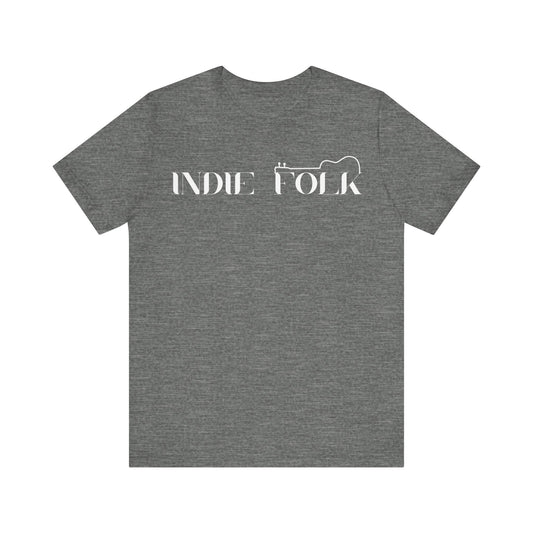 Indie Folk Bass Silhouette Unisex Tee (Express Delivery Available)