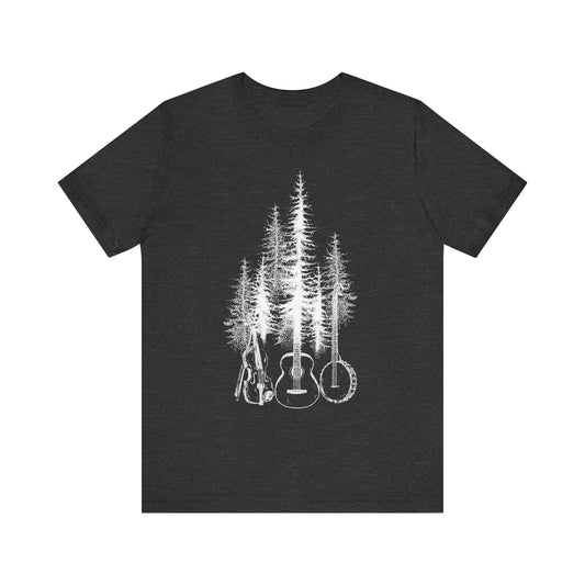 3 Instrument Tree Trunks Unisex Tee (Express Delivery Available)